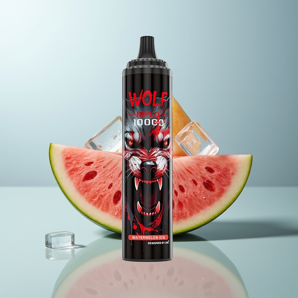 Wholesale Canada JNR Wolf Niplo 10000 Puffs 20ml Watermelon Ice