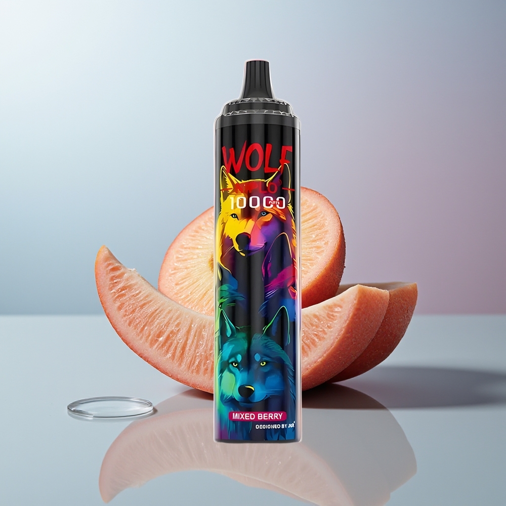 Wholesale Canada JNR Wolf Niplo 10000 Puffs Mesh Coil Type-C Mixed Berry