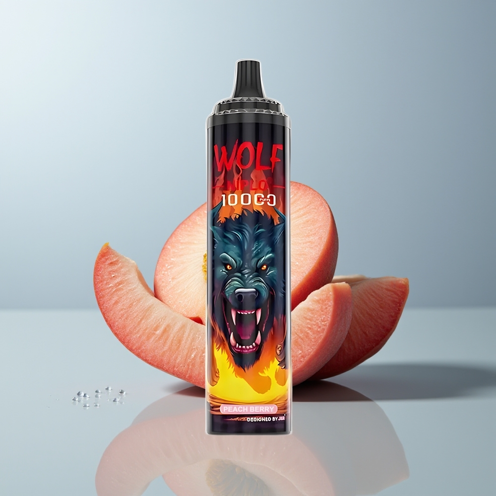 Wholesale Canada JNR Wolf Niplo 10000 Puffs Type-C Peach Berry