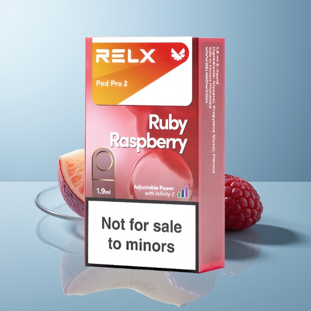 Wholesale Canada RELX Pod Pro 2 600 Puffs 19ml Blue Raspberry