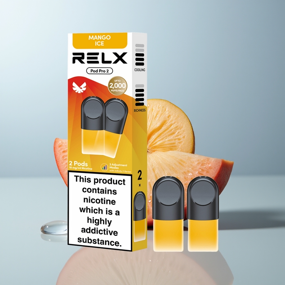 Wholesale Canada RELX Pod Pro 2 600 Puffs 19ml Mango Ice