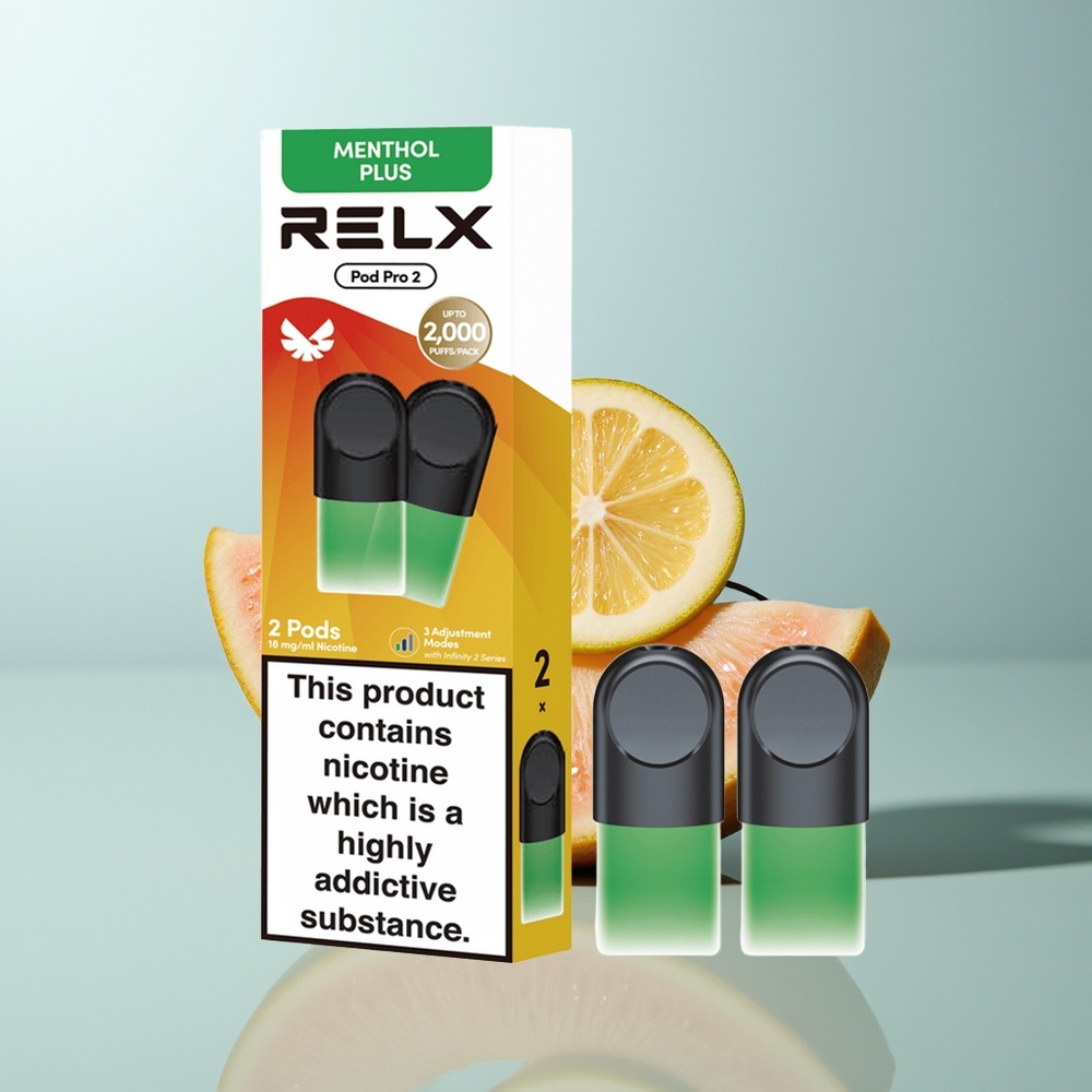 Wholesale Canada RELX Pod Pro 2 600 Puffs 19ml Mint-Menthol Plus