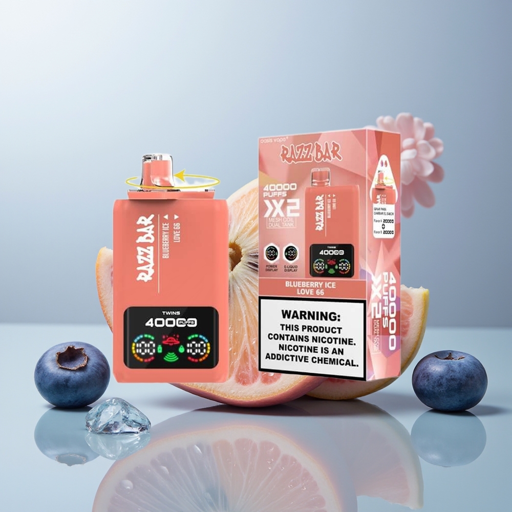 Wholesale Canada Razz Bar 40000 Puffs 5 Nicotine Blueberry Ice Love 66