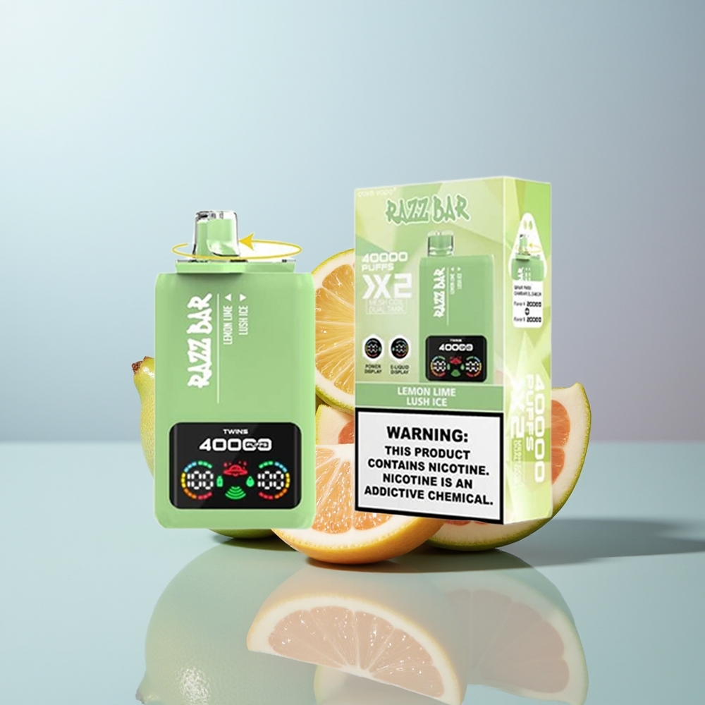Wholesale Canada Razz Bar 40000 Puffs Type-C Lemon Lime - Lush Ice