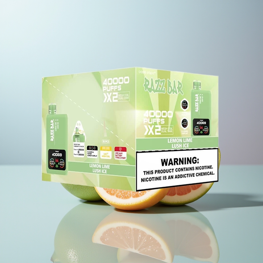 Wholesale Canada Razz Bar 40000 Puffs Type-C Lemon Lime - Lush Ice