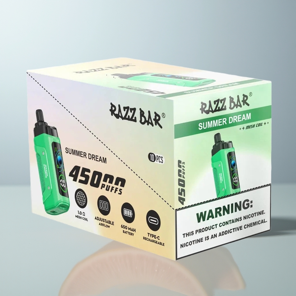 Wholesale Canada Razz Bar 45000 Puffs Mesh Coil Summer Dream