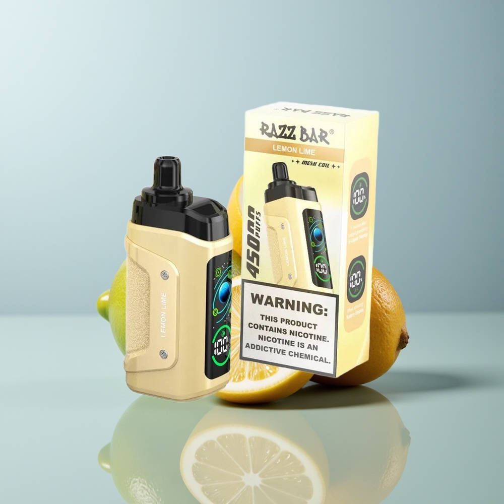 Wholesale Canada Razz Bar 45000 Puffs Type-C Rechargeable Lemon Lime