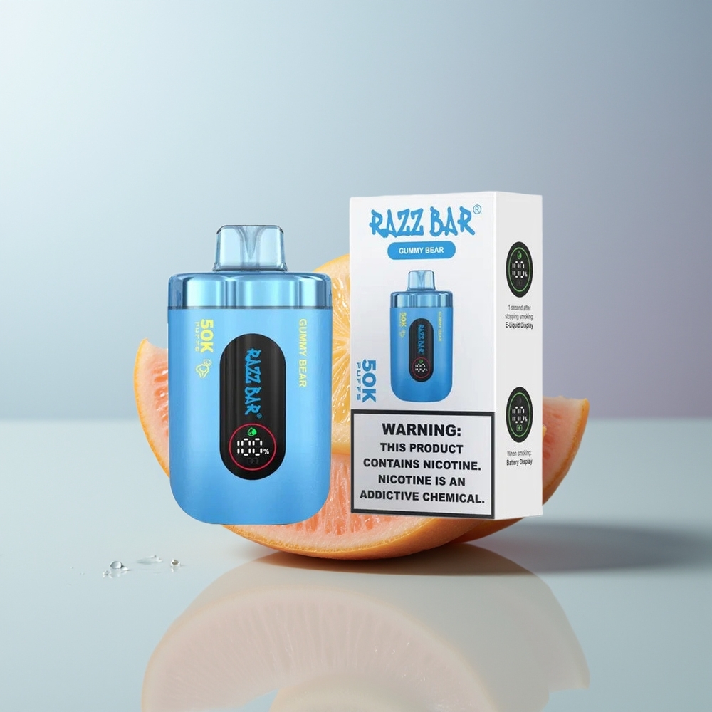 Wholesale Canada Razz Bar 50000 Puffs 2 Nicotine Gummy Bear