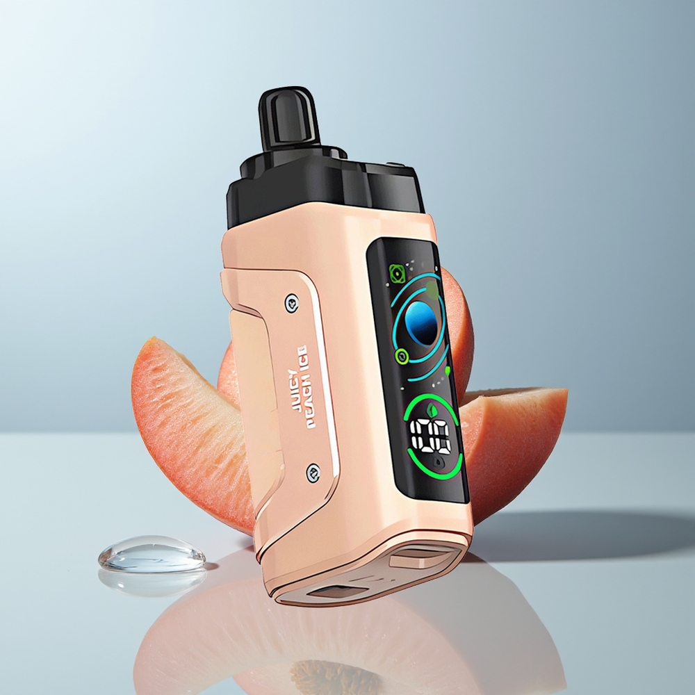 Wholesale Canada Razz Bar Disposable Vape 45000 Puffs Mesh Coil Juicy Peach Ice