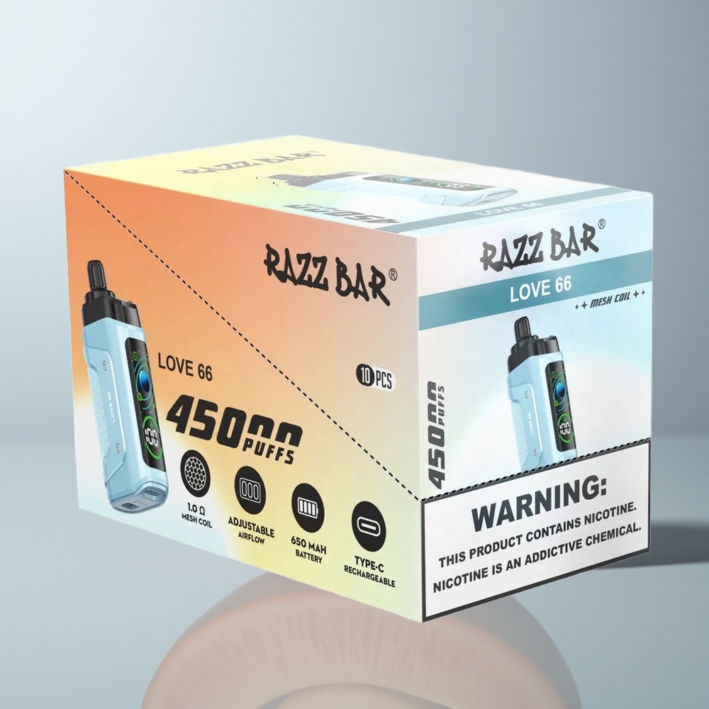 Wholesale Canada Razz Bar Love 45000 Puffs Adjustable Airflow 66