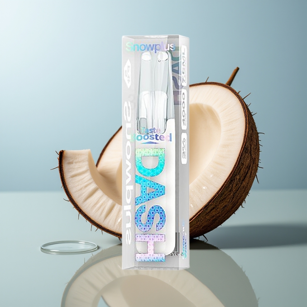 Wholesale Canada Snowplus Dash 4000 Puffs 75ml Disposable Device Coconut Water