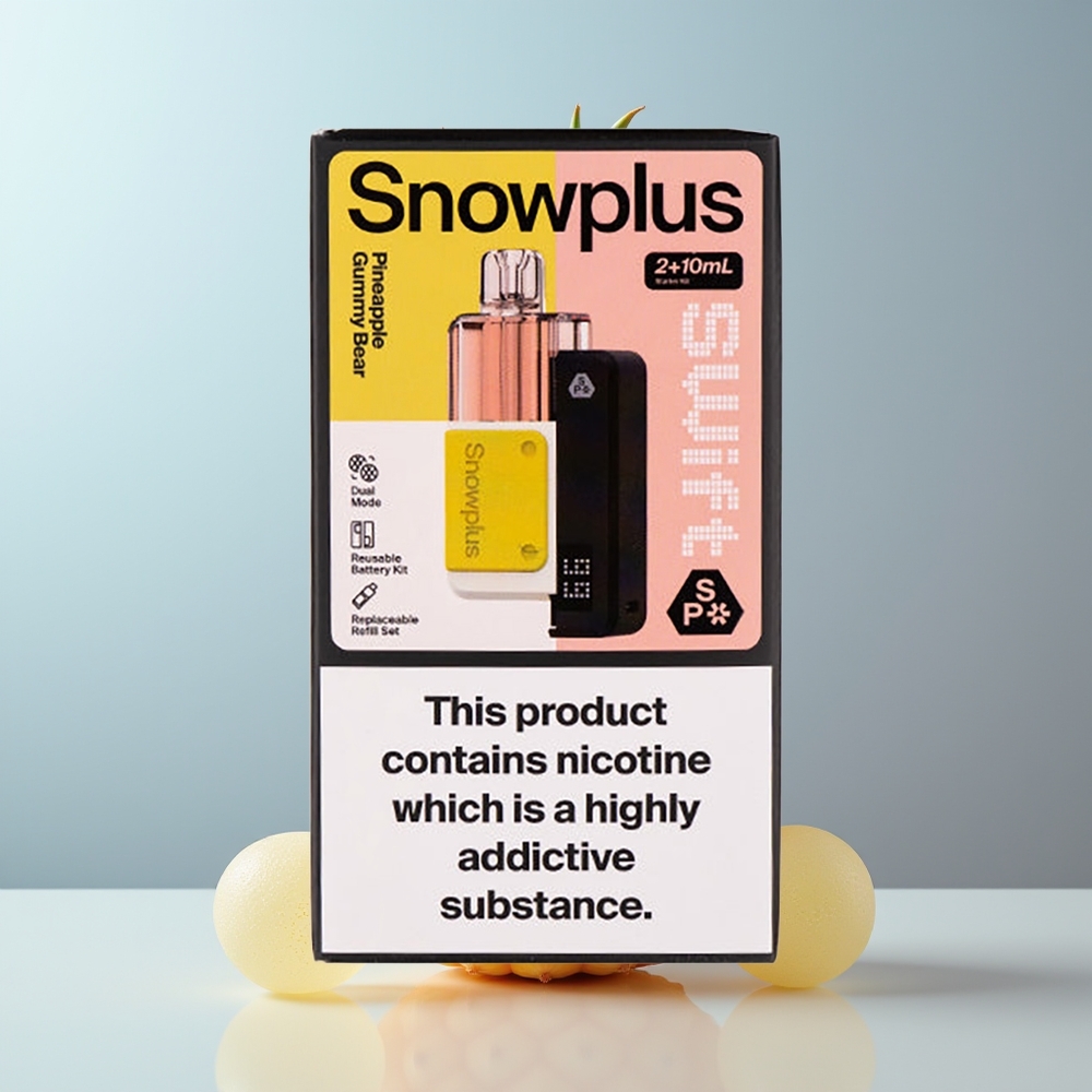 Wholesale Canada Snowplus Swift 5000 Puffs Dual Mesh 1000 mAh Pineapple Gummy Bear