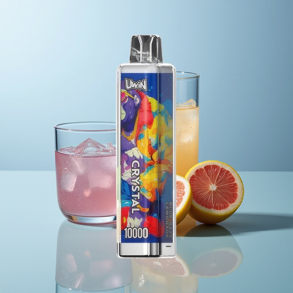 Wholesale Canada Uwin Crystal 10000 Puffs RGB Lights Blue Razz Lemonade