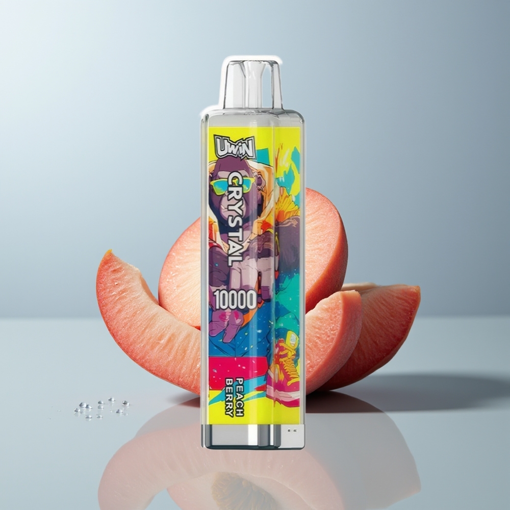 Wholesale Canada Uwin Crystal 10000 Puffs RGB Lights Peach Berry
