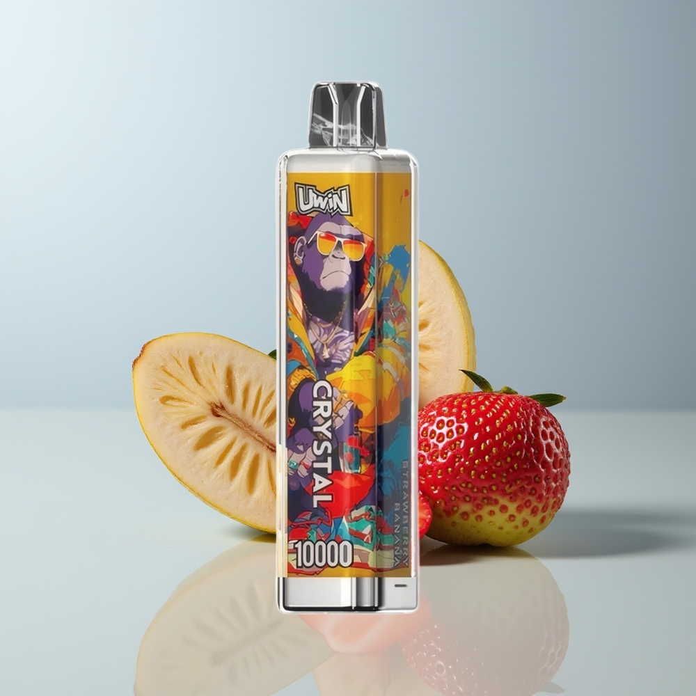 Wholesale Canada Uwin Crystal 10000 Puffs RGB Lights Strawberry Banana
