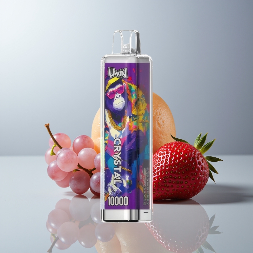 Wholesale Canada Uwin Crystal 10000 Puffs RGB Lights Strawberry Grape