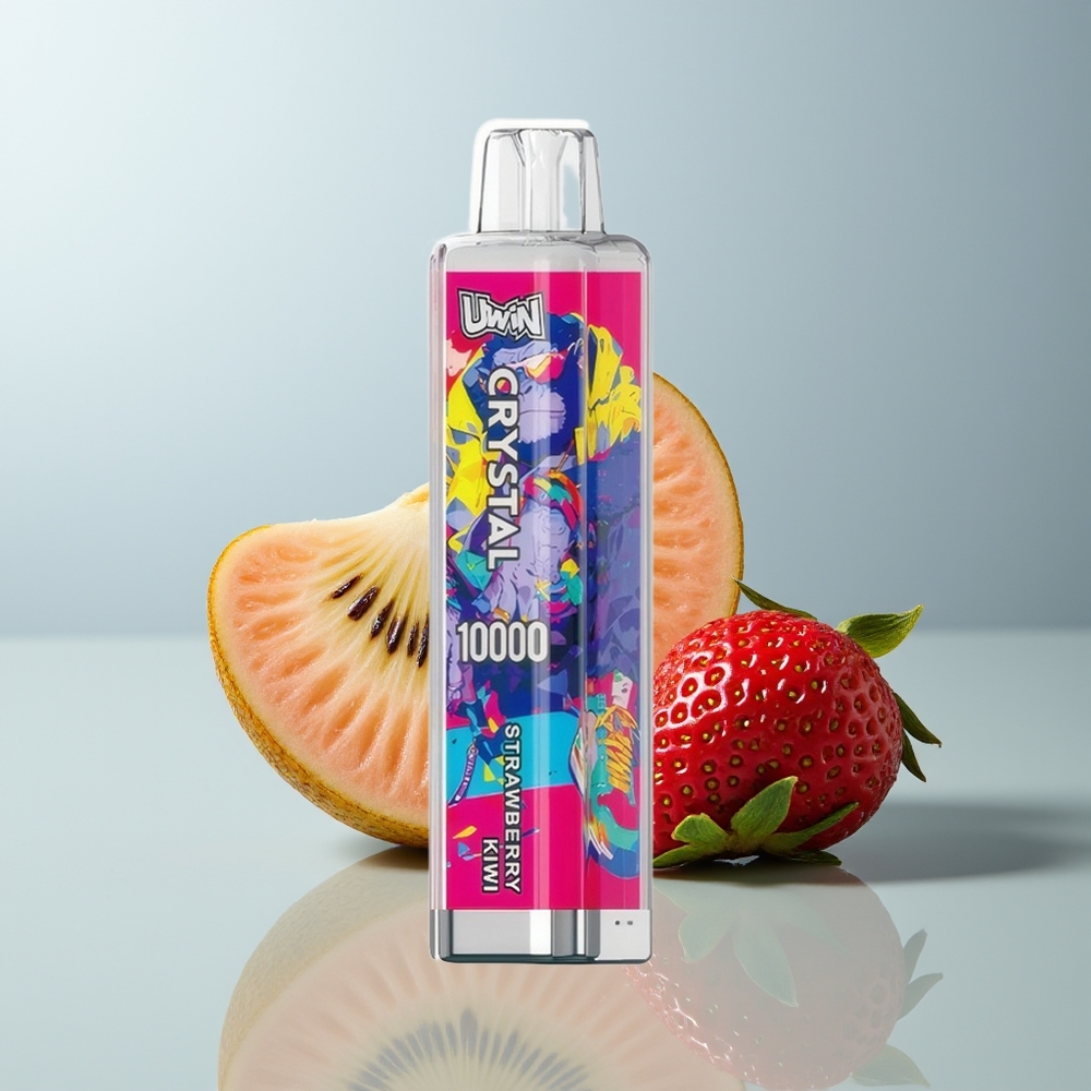 Wholesale Canada Uwin Crystal 10000 Puffs RGB Lights Strawberry Kiwi