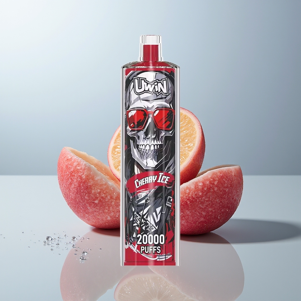 Wholesale Canada Uwin Shisha Hookah Crystal 20000 Puffs Mesh Cherry Ice