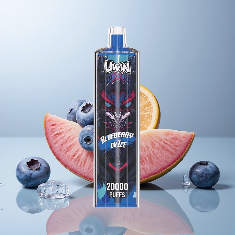 Wholesale Canada Uwin Shisha Hookah Crystal 20000 Puffs Mesh Coil Blueberry On Ice