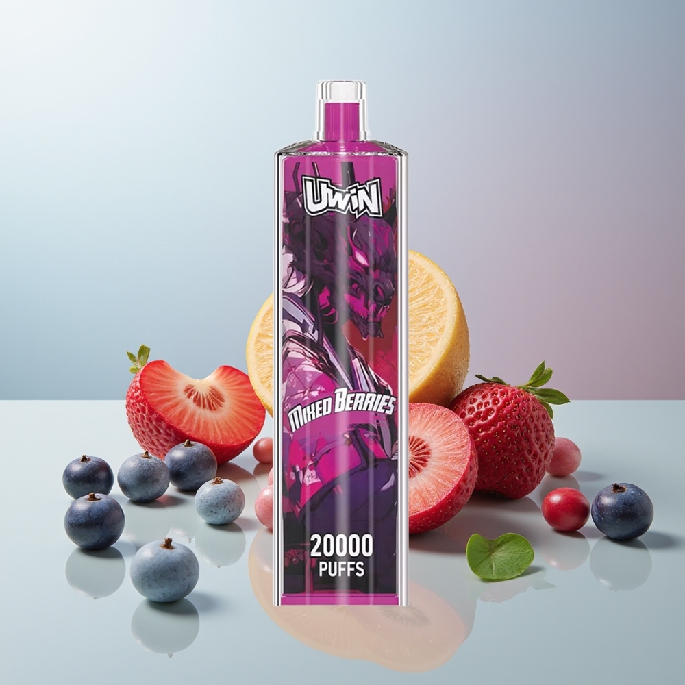 Wholesale Canada Uwin Shisha Hookah Crystal 20000 Puffs Mesh Mixed Berries