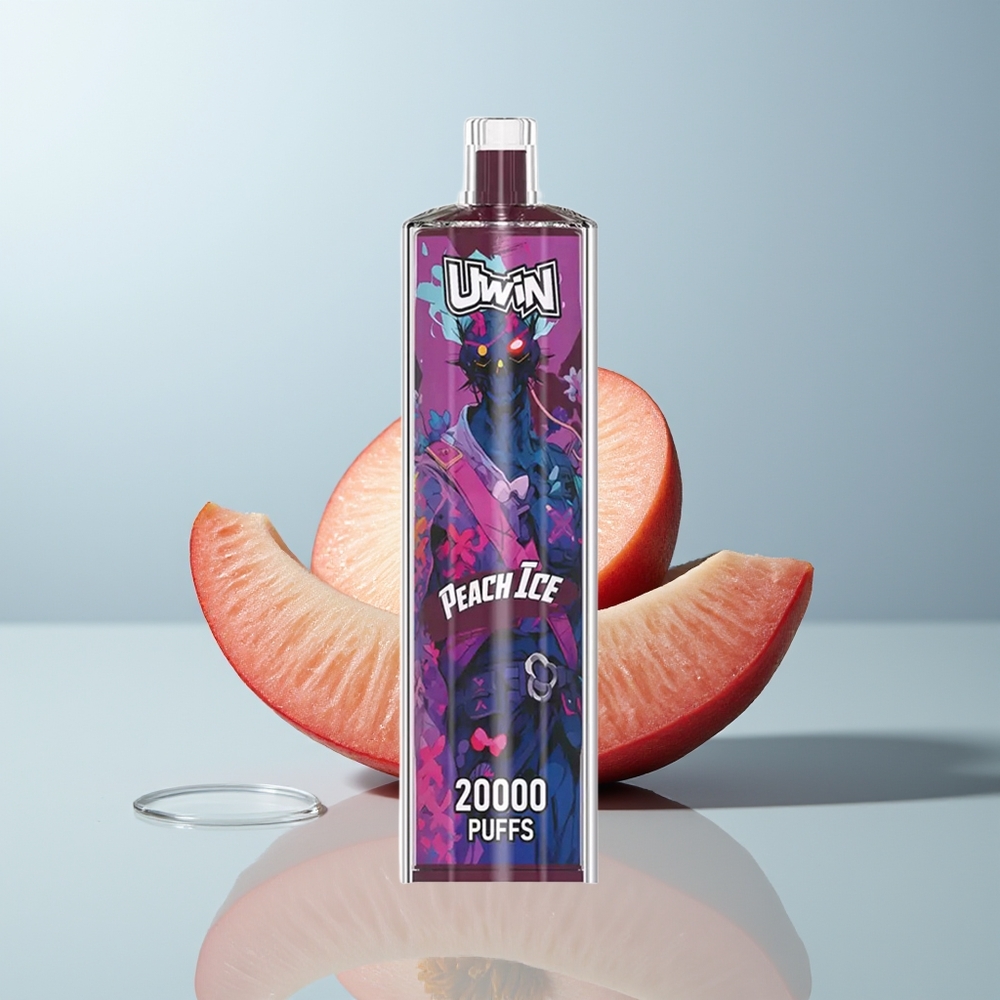 Wholesale Canada Uwin Shisha Hookah Crystal 20000 Puffs Mesh Peach Ice