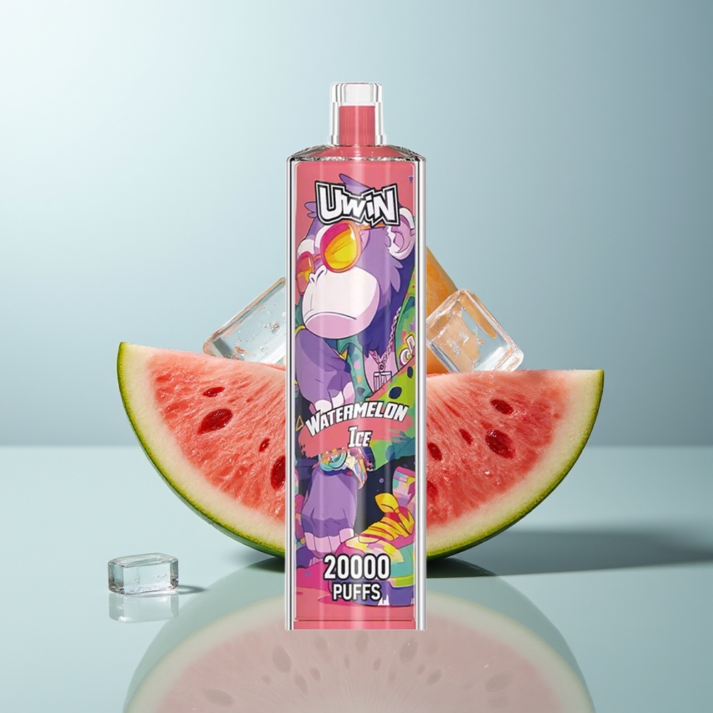 Wholesale Canada Uwin Shisha Hookah Crystal 20000 Puffs Watermelon Ice Rechargeable Mesh Coil