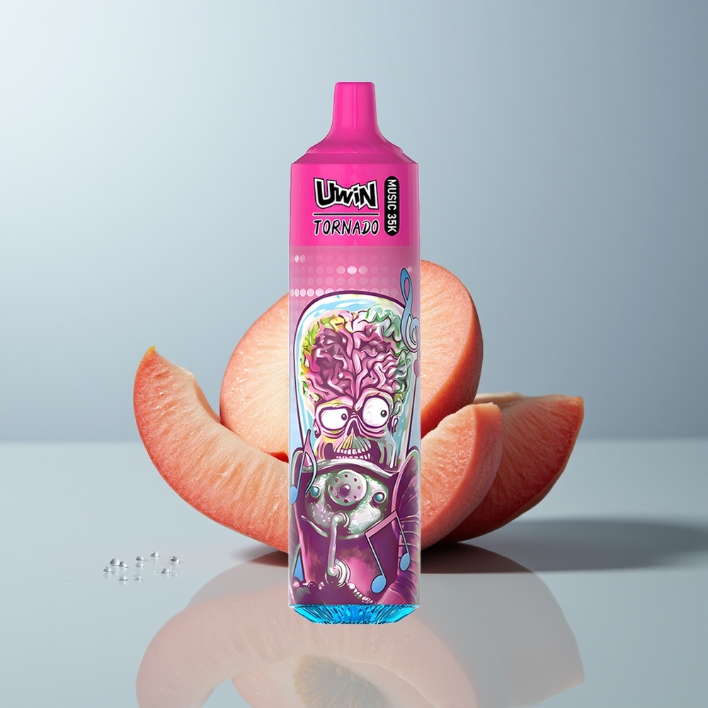 Wholesale Canada Uwin Tornado 35K 600mAh Mesh Peach Berry Disposable Vape