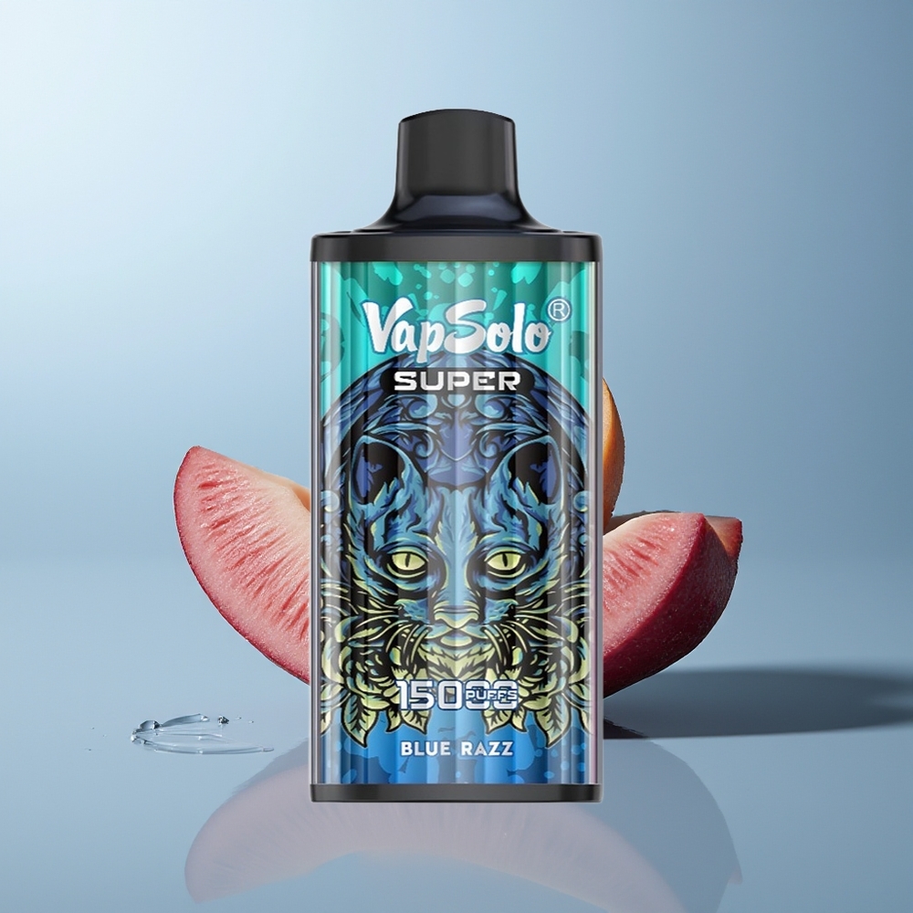 Wholesale Canada VapSolo Super 15000 Puffs 40ml Blue Razz