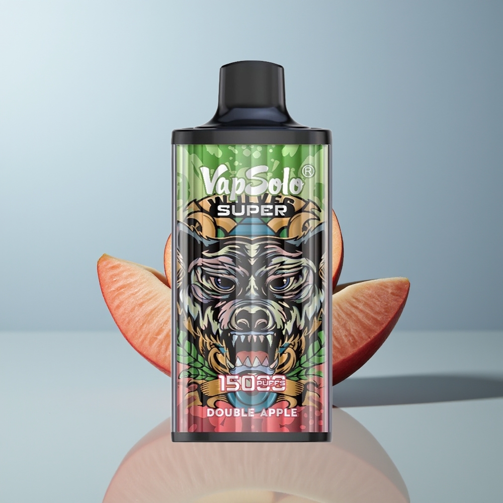 Wholesale Canada VapSolo Super 15000 Puffs 40ml Double Apple