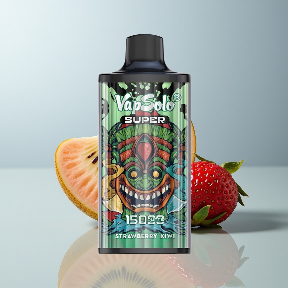 Wholesale Canada VapSolo Super 15000 Puffs 40ml Mesh Coil Strawberry Kiwi