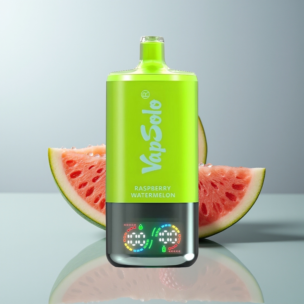 Wholesale Canada VapSolo Triple 30000 Puffs 3 Oil Tanks Raspberry Watermelon