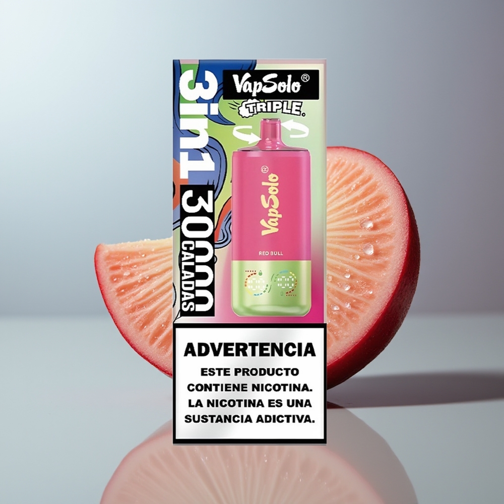 Wholesale Canada VapSolo Triple 30000 Puffs 40ml Red Bull