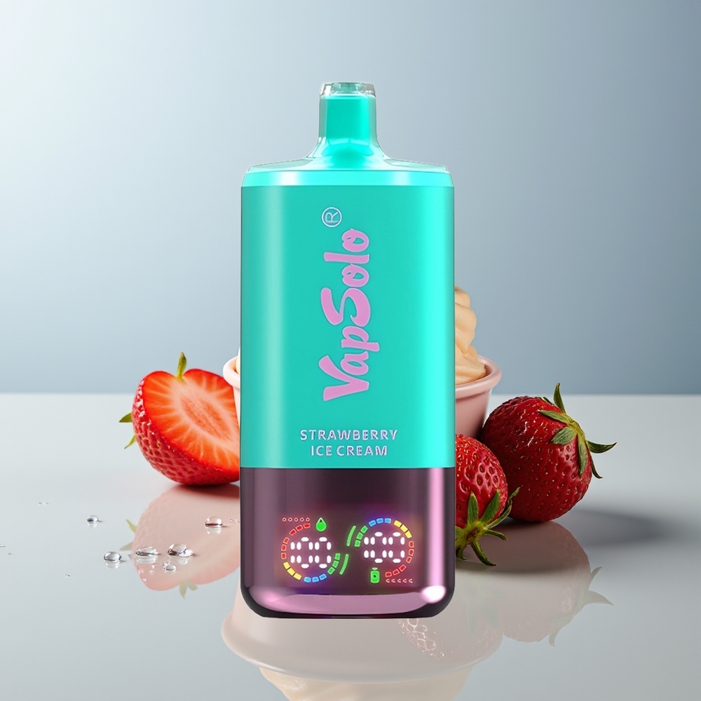 Wholesale Canada VapSolo Triple 30000 Puffs 40ml Strawberry Ice Cream