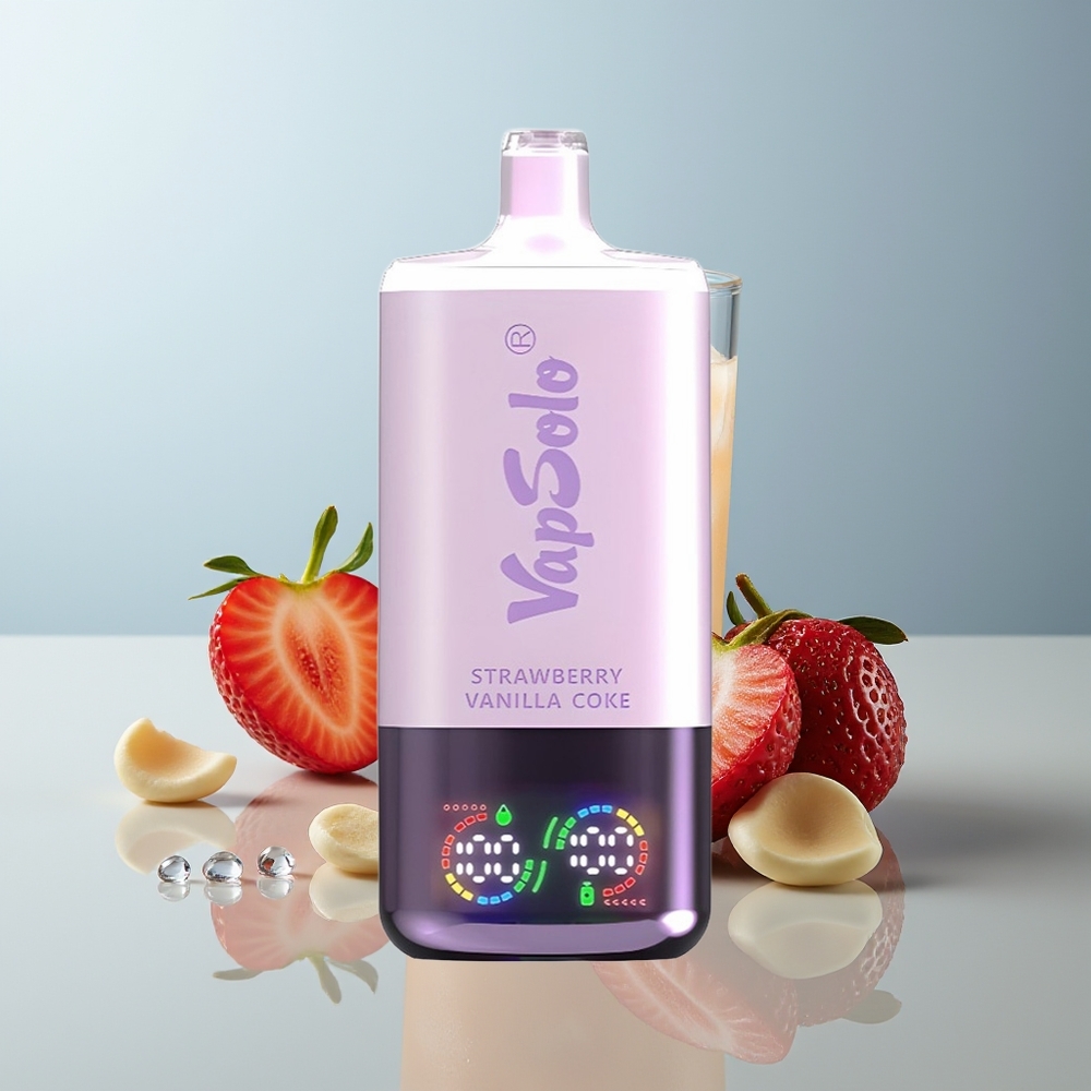 Wholesale Canada VapSolo Triple 30000 Puffs 40ml Strawberry Vanilla Coke