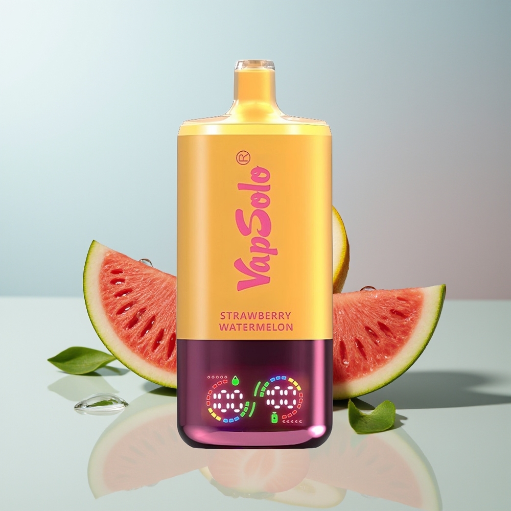 Wholesale Canada VapSolo Triple 30000 Puffs 40ml Strawberry Watermelon  Lemon Peach
