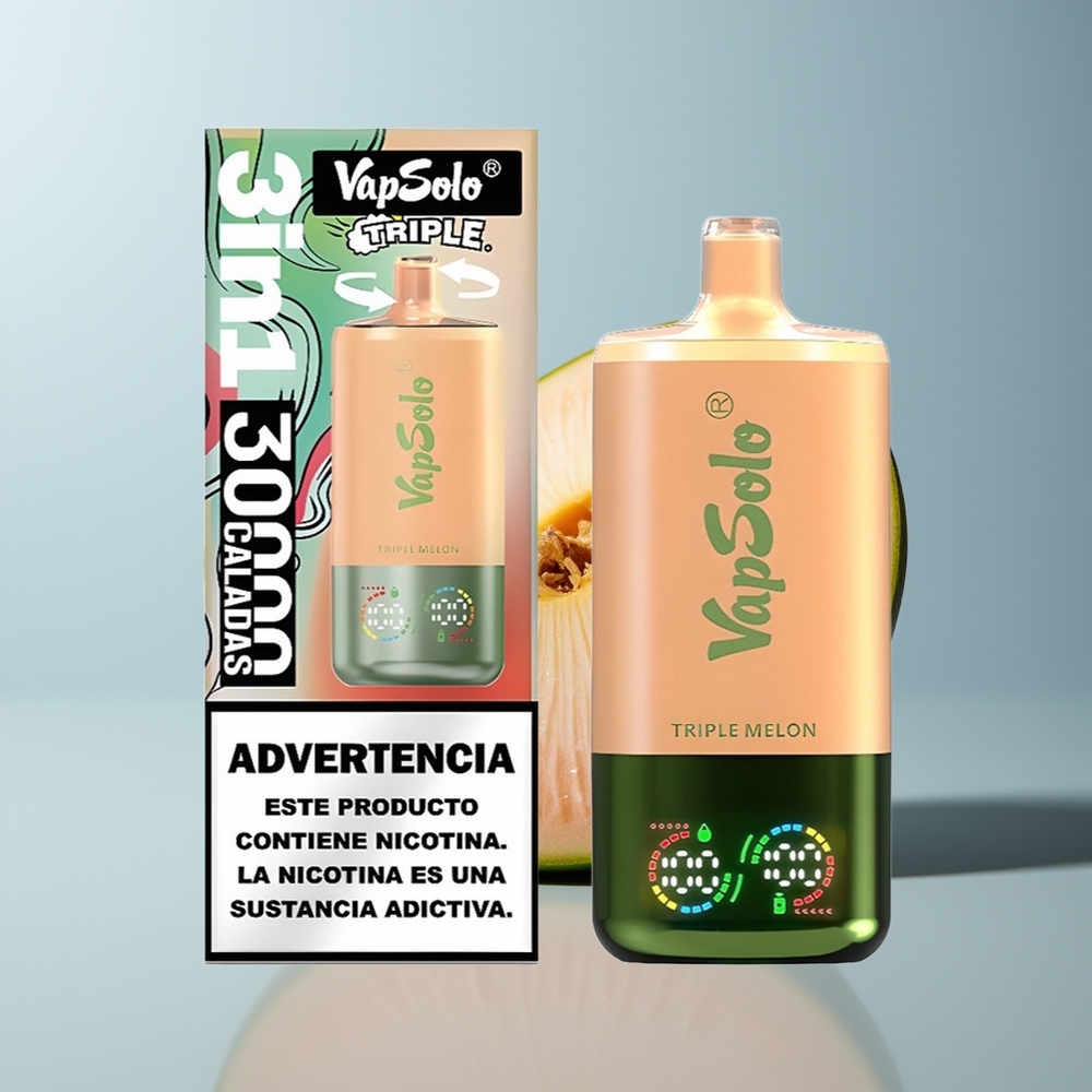 Wholesale Canada VapSolo Triple 30000 Puffs 40ml Triple Melon