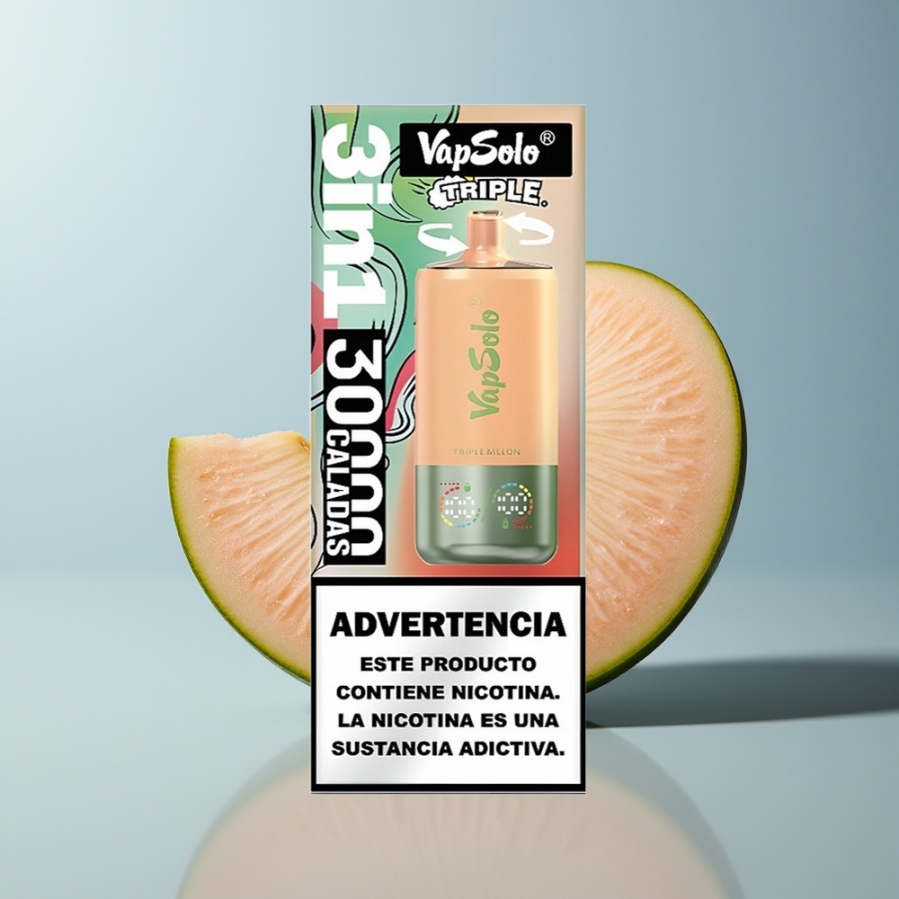 Wholesale Canada VapSolo Triple 30000 Puffs 40ml Triple Melon