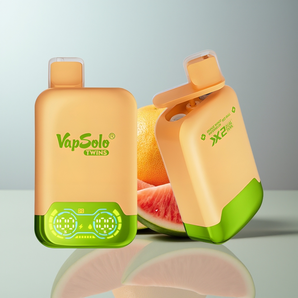 Wholesale Canada VapSolo Twins 20000 Puffs 2 Oil Tanks Orange Mango Watermelon  Red Bull