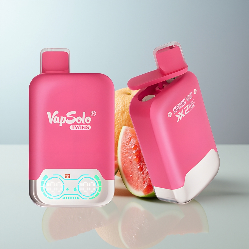 Wholesale Canada VapSolo Twins 20000 Puffs 40ml Strawberry Watermelon  Gummy Bear