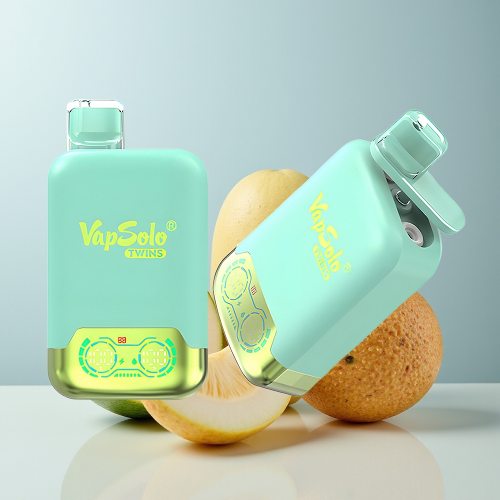 Wholesale Canada VapSolo Twins 20000 Puffs 40ml Triple Melon  Pineapple Coconut