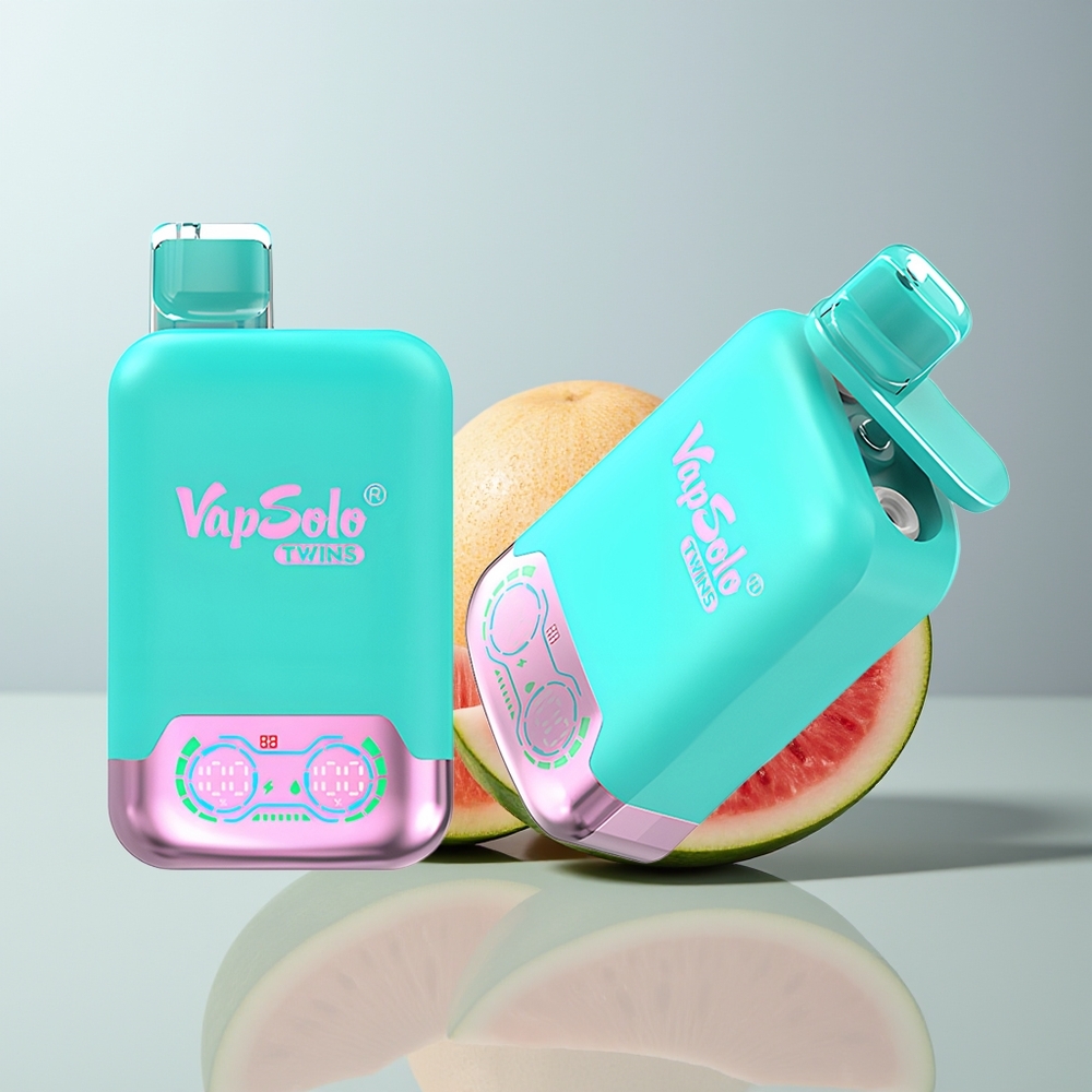 Wholesale Canada VapSolo Twins 20000 Puffs 40ml Triple Melon  Raspberry Watermelon
