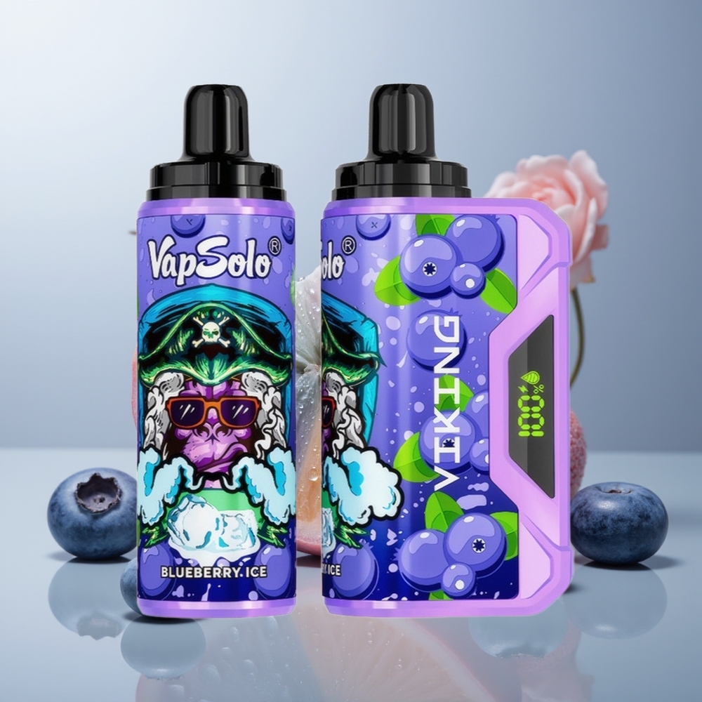 Wholesale Canada VapSolo VIKING 12000 Puffs 22ml Blueberry