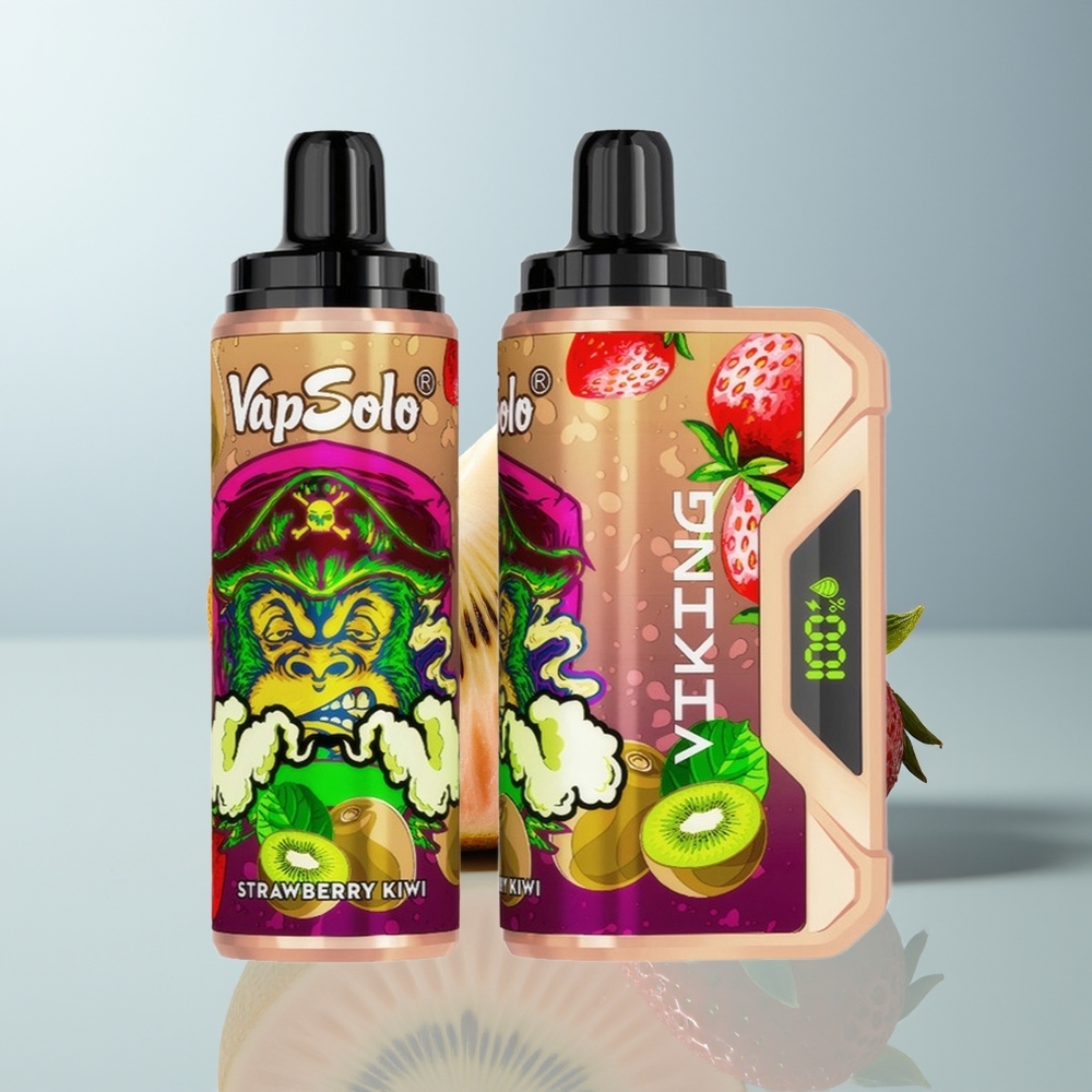Wholesale Canada VapSolo VIKING 12000 Puffs 22ml Strawberry Kiwi