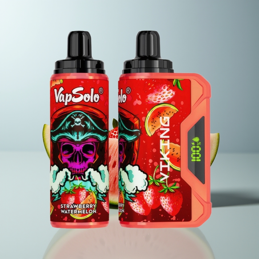 Wholesale Canada VapSolo VIKING 12000 Puffs 22ml Strawberry Watermelon
