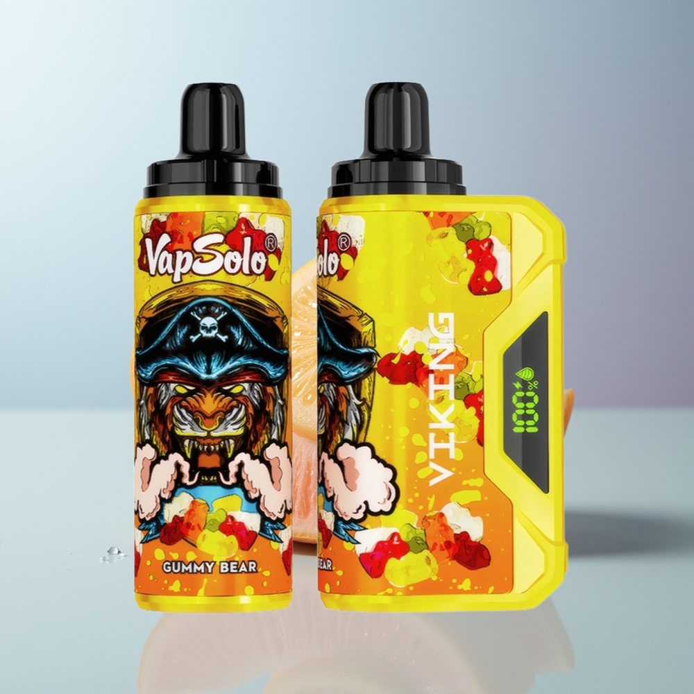 Wholesale Canada VapSolo VIKING 12000 Puffs 22ml Type-C Gummy Bear