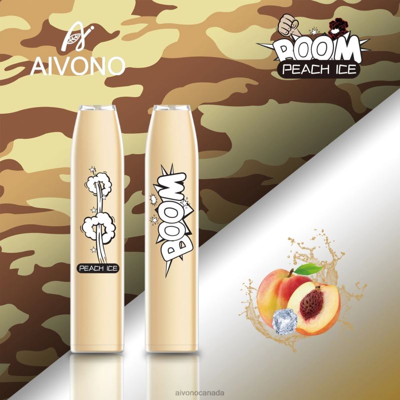 Aivono AIM BOOM 600 Peach Ice RBX2X362 - Aivono Vape Review