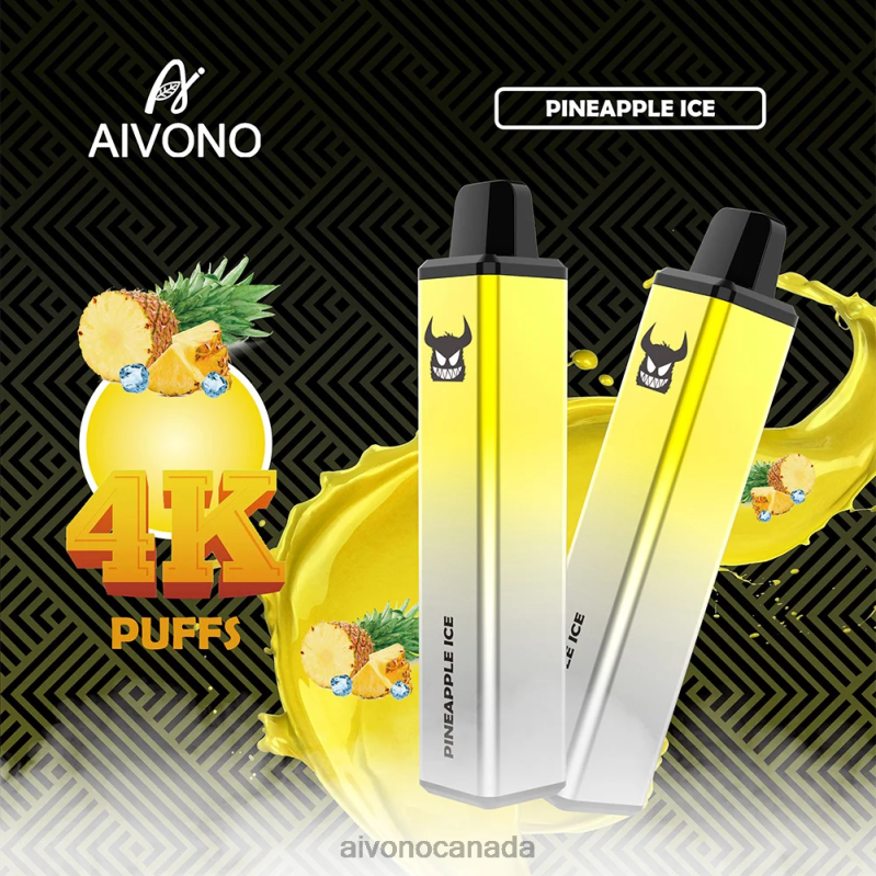 Aivono AIM FREAK 4000 Pineapple Ice RBX2X255 - Aivono Vape Canada