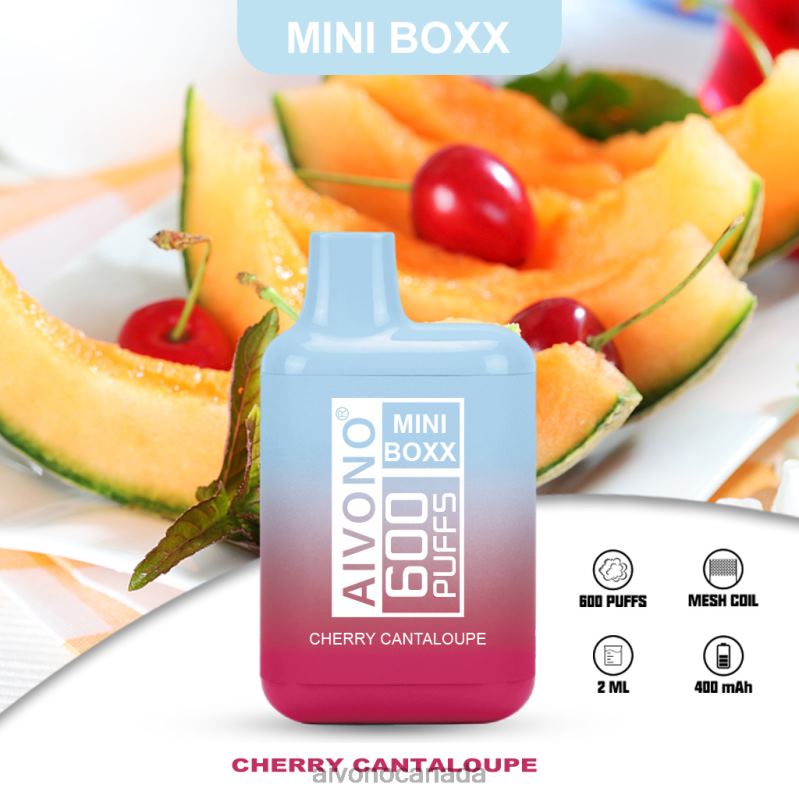 Aivono AIM MINI BOXX 600 Cherry Cantaloupe RBX2X239 - Aivono Vape Canada