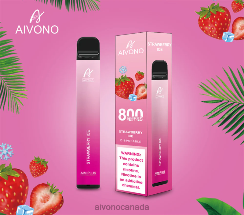 Aivono AIM PLUS 800 Strawberry Ice RBX2X193 - Aivono Vape