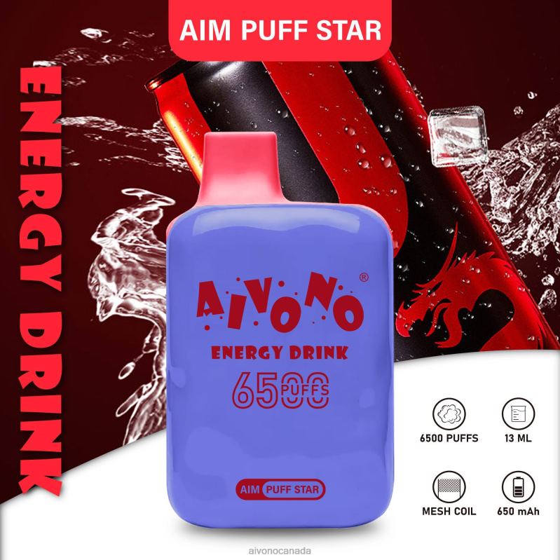 Aivono AIM PUFF STAR 6500 Energy Drink RBX2X293 - Aivono Vape
